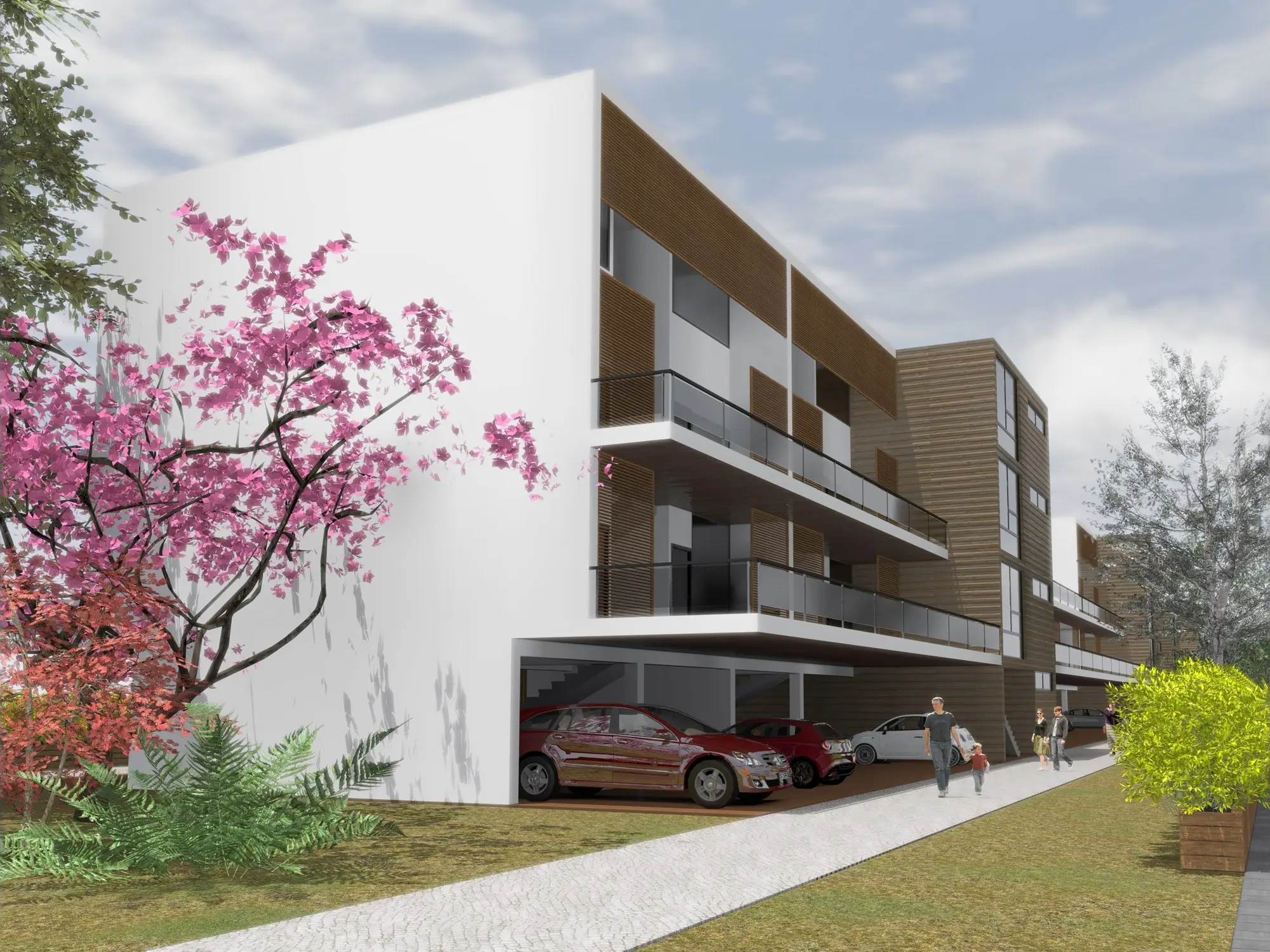 Apart en el Puerto de Frutos · render 3D, vista 1