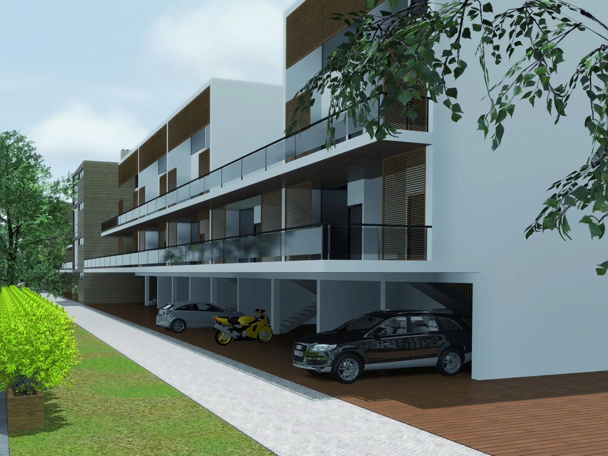 Apart en el Puerto de Frutos · render 3D, vista 4