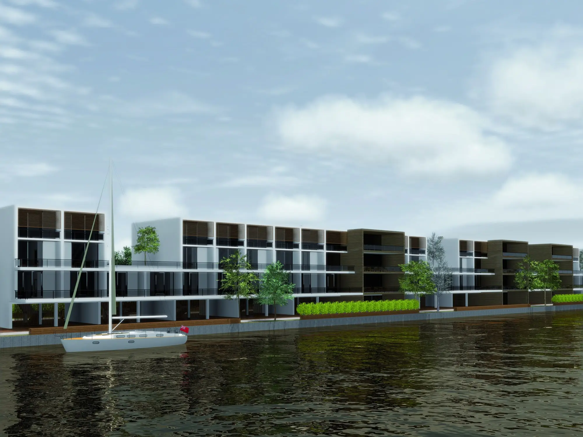 Apart en el Puerto de Frutos · render 3D, vista 6